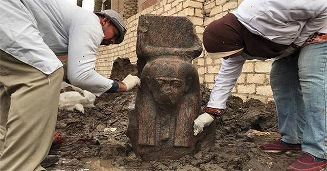 Rare bust discovered by ancient Egyptians