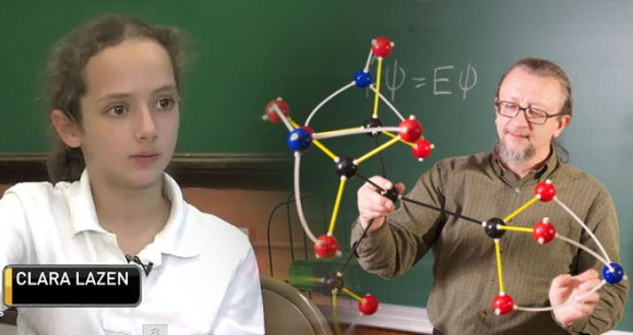 10 year old discover new molecular structure