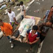10,000 people may have died due to Typhoon Haiyan in the Philippines