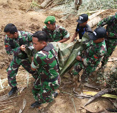 11 people died from landslides in Indonesia