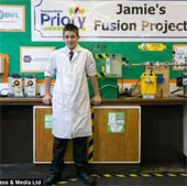 13 years old to build a nuclear reactor
