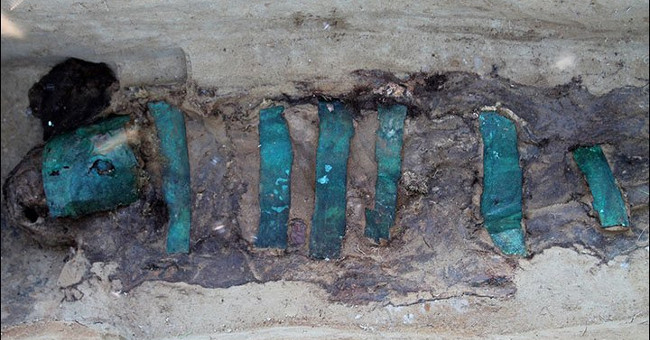 1,300-year-old mummy in a cocoon of cloth in Siberia