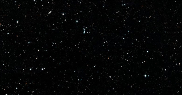 13.3 billion years of cosmic history shrinked in this picture