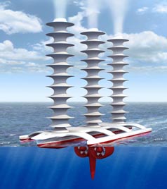 1,500 robot ships to prevent Earth warming