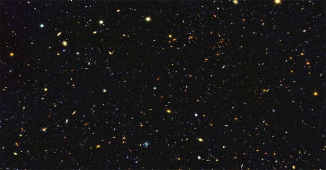 15,000 galaxies in the Hubble telescope image
