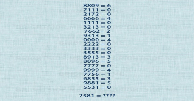 2 childish puzzles take 10 minutes, adults need an hour to answer