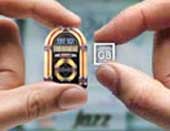2 GB flash memory chip with write speed of 17 Mb / sec