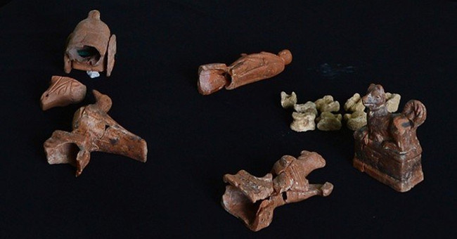 2,000-year-old toy was discovered inside the children's tomb in Turkey