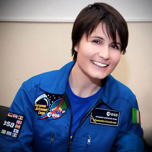 2014: Italy brought the first female astronaut to space