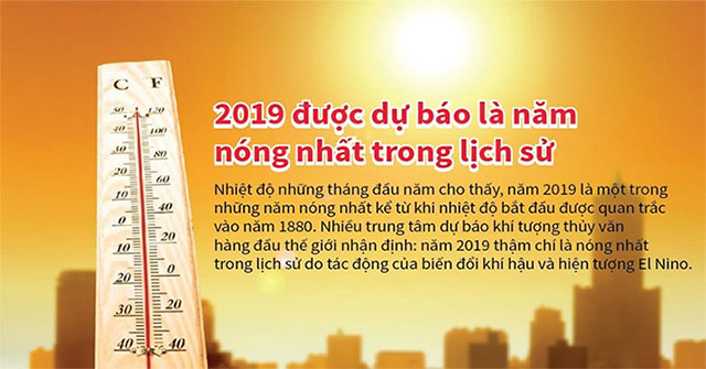 2019 is forecast to be the hottest year in history