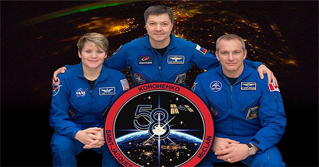 3 astronauts on the International Space Station returned safely