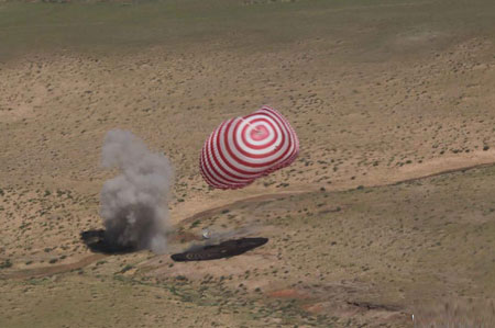 3 Chinese astronauts return to earth