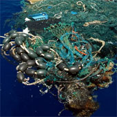 35,000 tons of plastic floating on world oceans