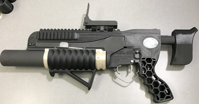 3D printing system produces 35-hour grenade launcher