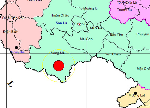 4.2 Richter earthquake in Son La