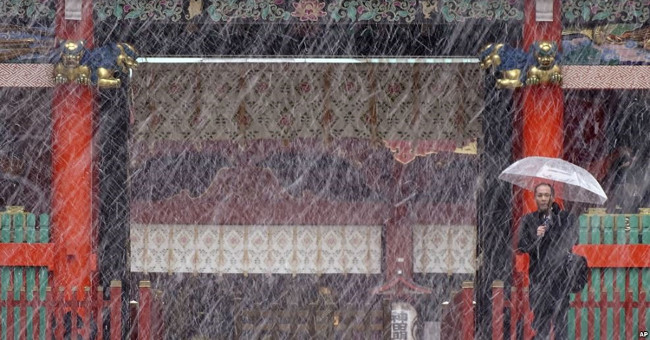 54 years, snow first fell in November in Tokyo