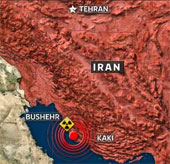 5.7 Richter Earthquake Near The Bushehr Nuclear Facility Of Iran