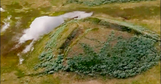 7,000 air bombs can create giant pits in Siberia