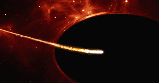740 million light years away is a completely different universe of black holes