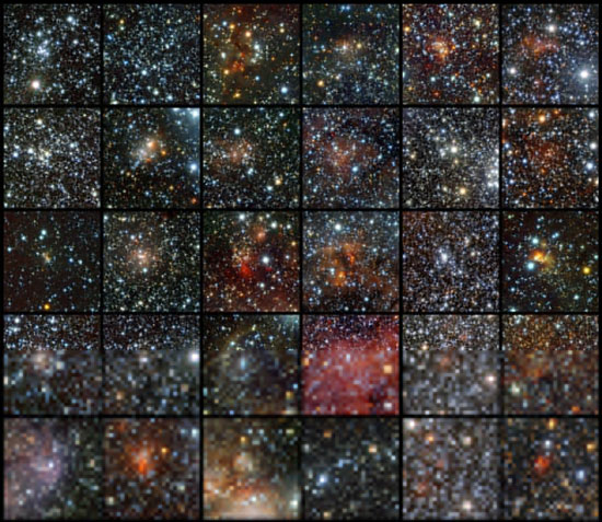 96 stars were discovered in the Milky Way