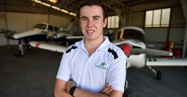 9X set the record for the youngest person flying around the world