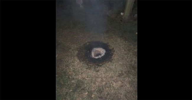 A 1 meter deep fire pit keeps on hurting the scientific community