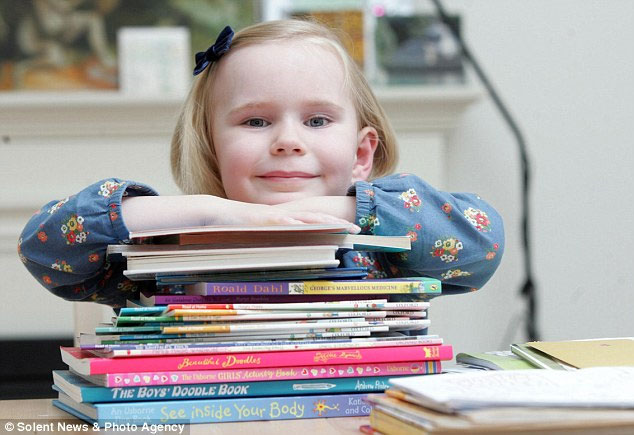 A 4-year-old girl with IQ is as high as Stephen Hawking and Albert Einstein