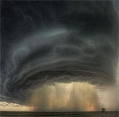 A close-up of clouds makes people lethargic