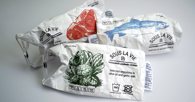 A designer finds a way to make grilled meat with a unique washing machine