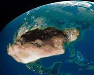 A large meteorite is about to cause earth