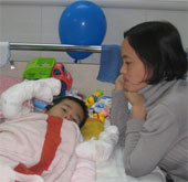 A lot of children suffer burns because of careless adults
