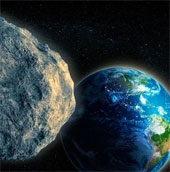 A mountain-like meteorite can hit the earth