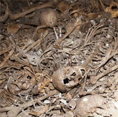 A series of Palestinian graves were discovered