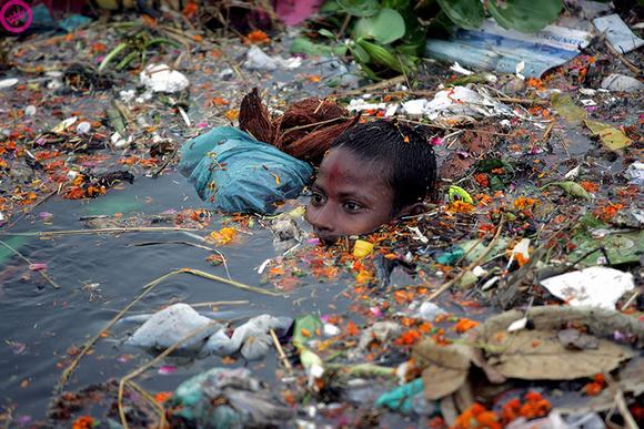 A series of shocking photos about environmental pollution