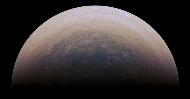 A series of wonderful images of Jupiter are sent from the Juno-NASA ship