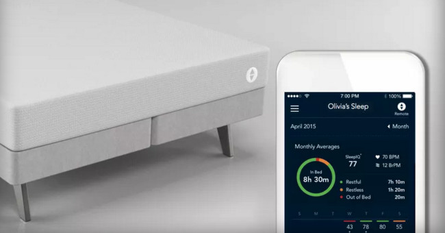 A smart bed should teach you when to sleep