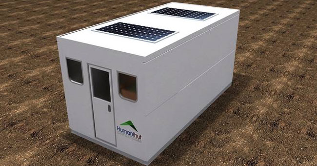 A unique ultra-portable home project for refugees