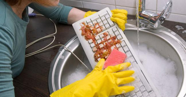 According to science, how often should you clean the keyboard?