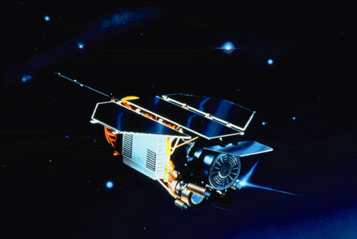 Accurate fall point of German satellites
