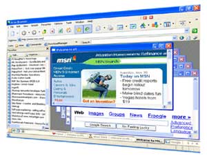 Acoo browser: mesmerizing web browser