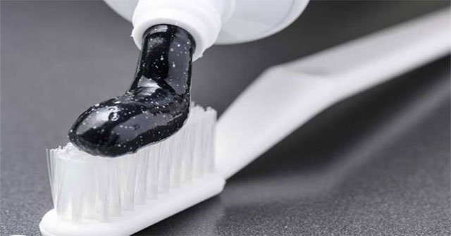 Activated charcoal toothpaste whitening is a scam