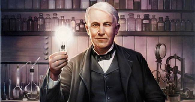 Actually Edison is not the only one who invented the light bulb?