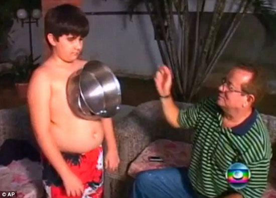 Add a boy with a metal stick