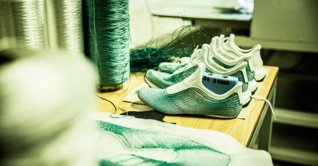 Adidas produces shoes from ocean waste