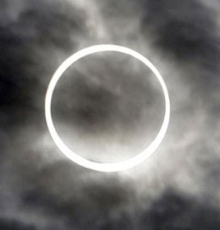 Admire partial eclipse across Asia