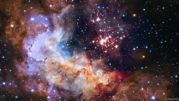 Admire the beautiful array of astronomical images celebrating Hubble's 25 years old