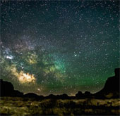 Admire the beauty of the night sky