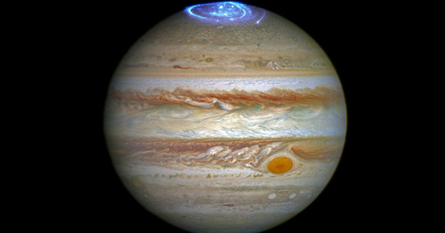 Admire the impressive telescope of Jupiter recorded