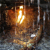 Admire the world's most beautiful eternal fire