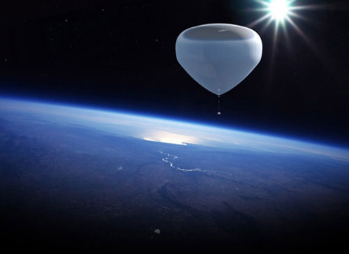 Aerospace tourism near space